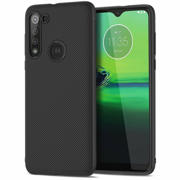 

Защитный чехол UniCase Twill Soft для Motorola Moto G8 - Black