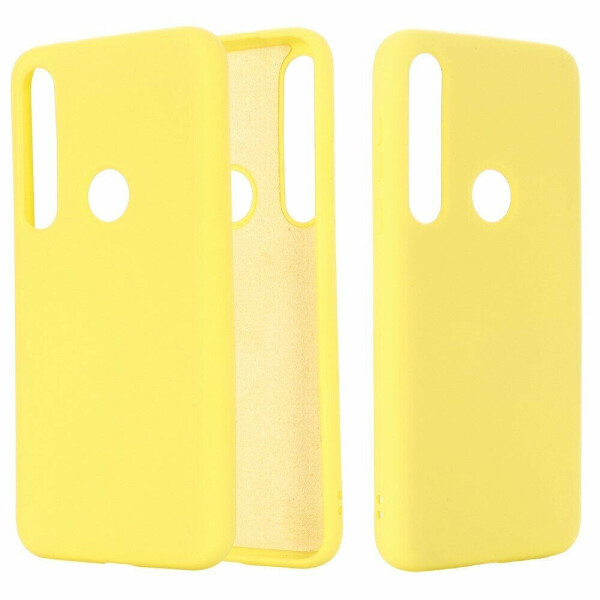

Защитный чехол Deexe Silicone Case для Motorola Moto G8 Play - Yellow