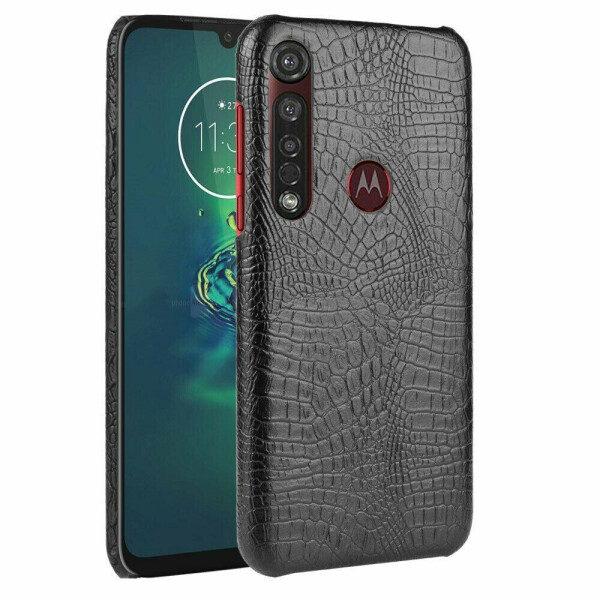

Защитный чехол Deexe Croco Style для Motorola Moto G8 Plus (XT2019) - Black