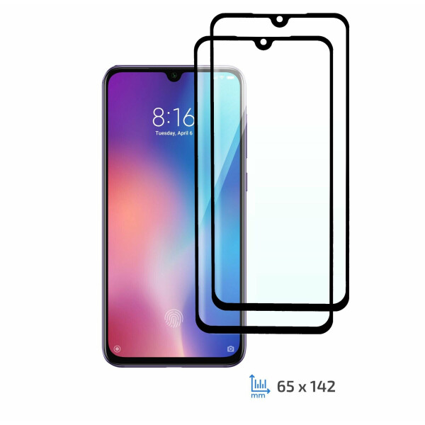 

Комплект защитных стекол (2 в 1) 2E Basic Full Glue для Xiaomi MI 9 SE - Black