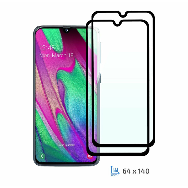 

Комплект защитных стекол (2 в 1) 2E Basic Full Glue для Samsung Galaxy A40 (A405) - Black