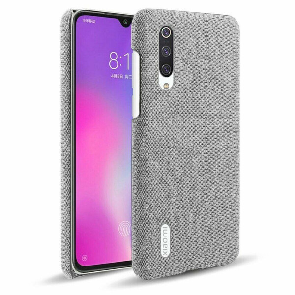 

Защитный чехол KSQ Cloth Style для Xiaomi Mi 9 Lite / Mi CC9 - Light Grey