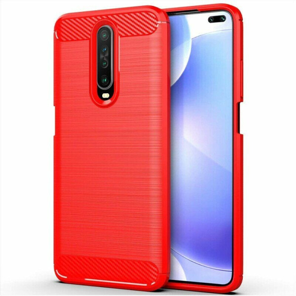 

Защитный чехол UniCase Carbon для Xiaomi Redmi K30 / Poco X2 - Red