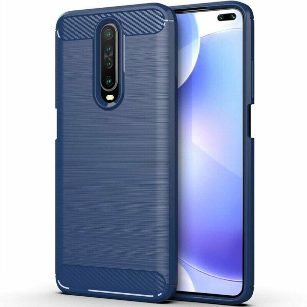 

Защитный чехол UniCase Carbon для Xiaomi Redmi K30 / Poco X2 - Blue