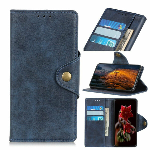

Чехол-книжка UniCase Vintage Wallet для Motorola One Macro / G8 Play - Blue