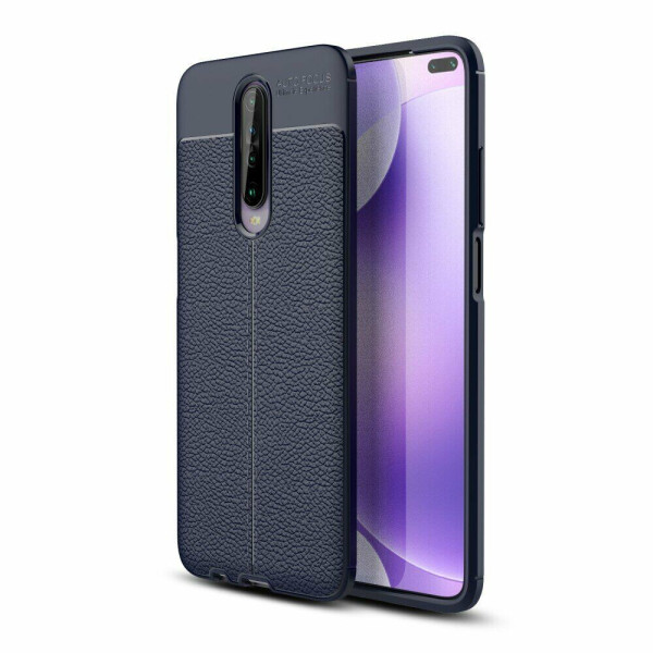 

Защитный чехол Deexe Leather Cover для Xiaomi Redmi K30 / Poco X2 - Blue