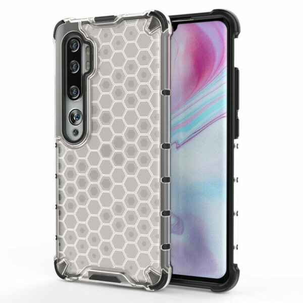 

Защитный чехол Deexe Honeycomb Series для Xiaomi Mi Note 10 / Mi Note 10 Pro - White