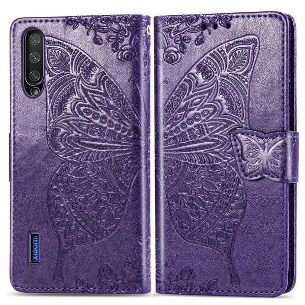 

Чехол UniCase Butterfly Pattern для Xiaomi Mi A3 / Mi CC9e - Dark Purple