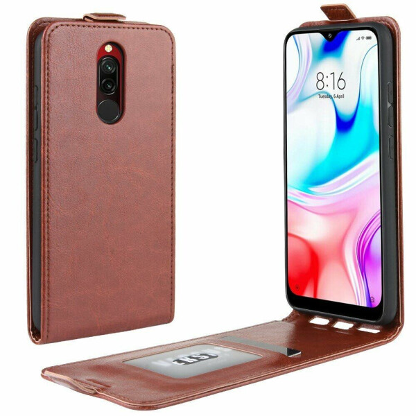 

Чехол Deexe Flip Case для Xiaomi Redmi 8 - Brown