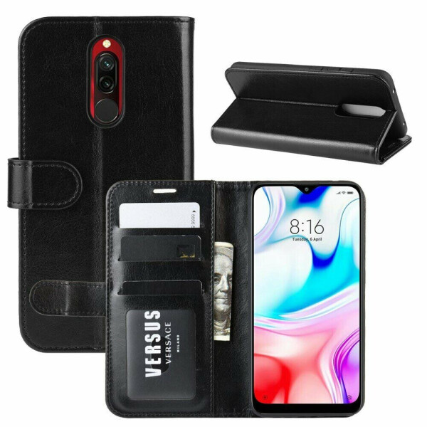 

Чехол-книжка Deexe Wallet Style для Xiaomi Redmi 8 - Black