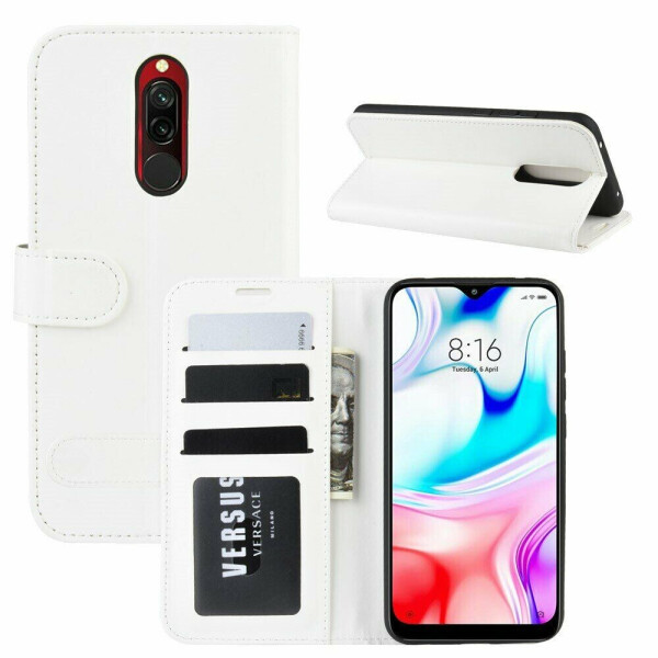 

Чехол-книжка Deexe Wallet Style для Xiaomi Redmi 8 - White