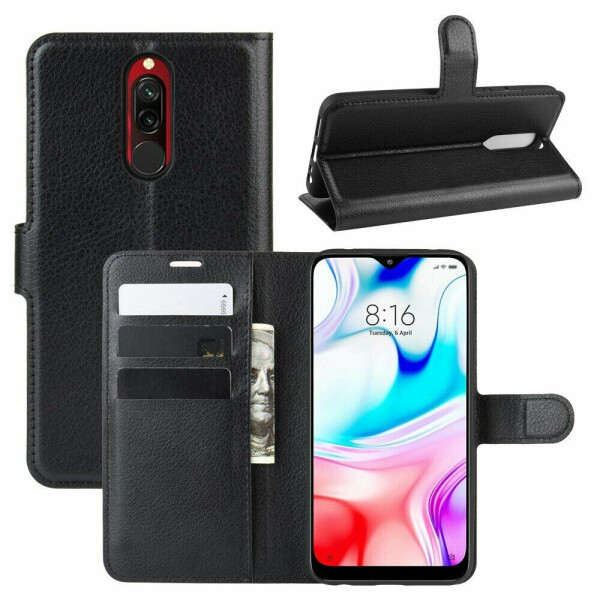 

Чехол-книжка Deexe Book Type для Xiaomi Redmi 8 - Black