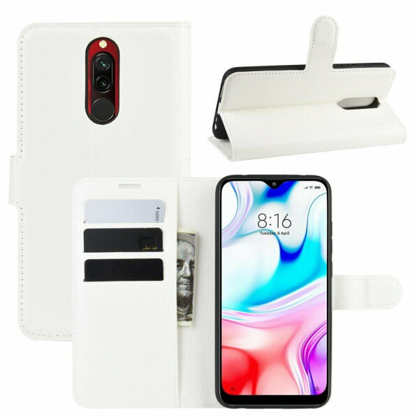 

Чехол-книжка Deexe Book Type для Xiaomi Redmi 8 - White