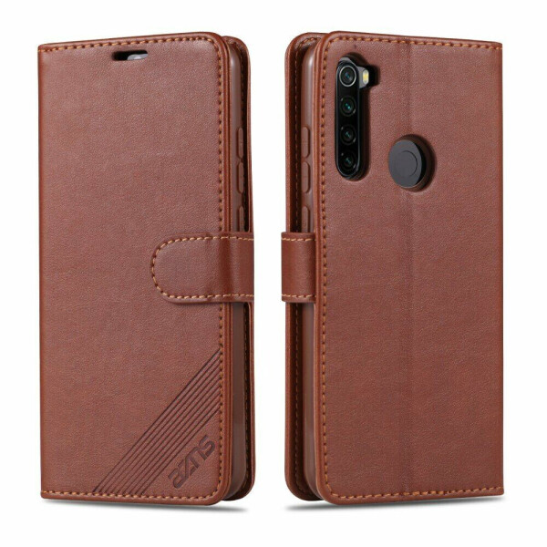 

Чехол AZNS Wallet Case для Xiaomi Redmi Note 8T - Brown