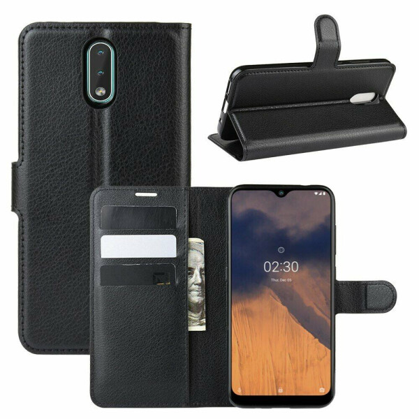 

Чехол-книжка Deexe Book Type для Nokia 2.3 - Black