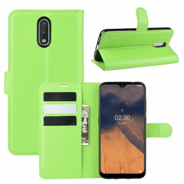 

Чехол-книжка Deexe Book Type для Nokia 2.3 - Green