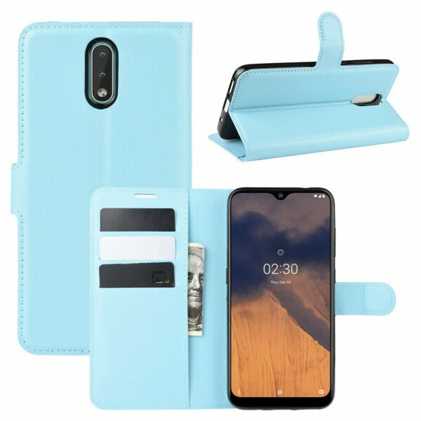 

Чехол-книжка Deexe Book Type для Nokia 2.3 - Baby Blue