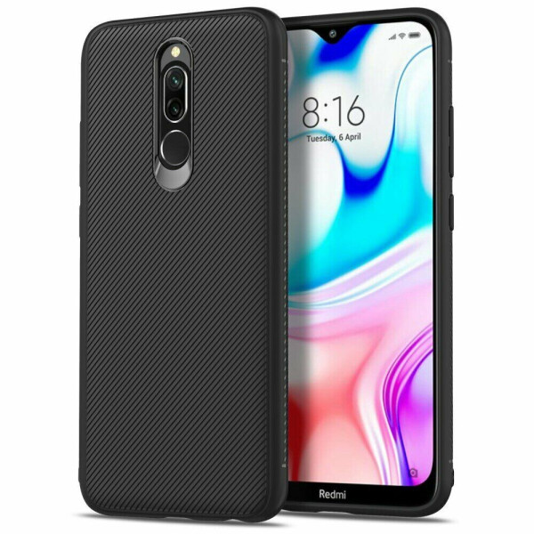 

Защитный чехол UniCase Twill Soft для Xiaomi Redmi 8 - Black