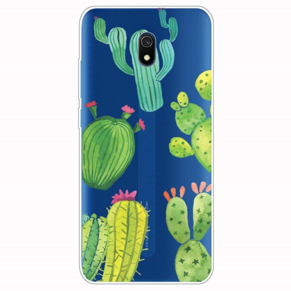 

Силиконовый (TPU) чехол Deexe Pretty Glossy для Xiaomi Redmi 8A - Cactus