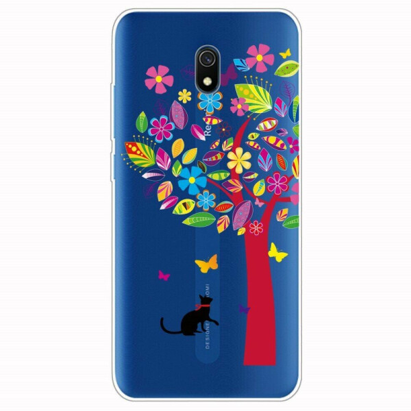 

Силиконовый (TPU) чехол Deexe Pretty Glossy для Xiaomi Redmi 8A - Colorful Tree