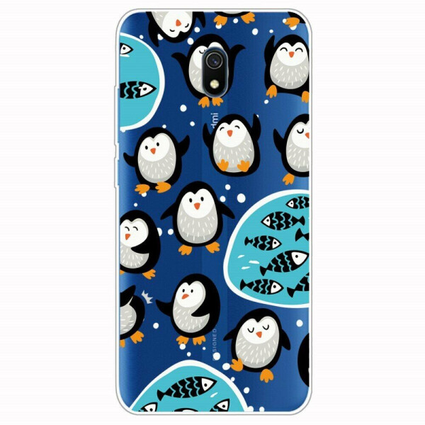 

Силиконовый (TPU) чехол Deexe Pretty Glossy для Xiaomi Redmi 8A - Penguin