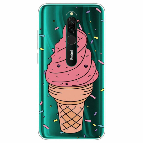

Силиконовый (TPU) чехол Deexe Pretty Glossy для Xiaomi Redmi 8 - Ice Cream