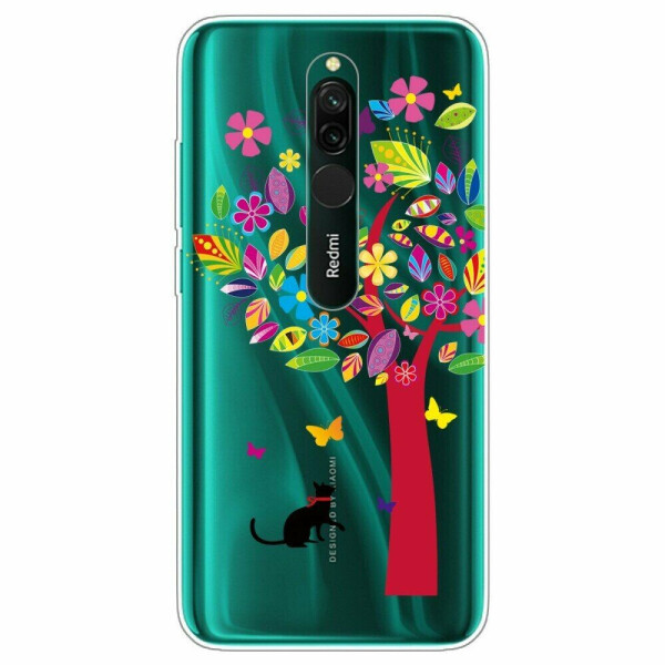 

Силиконовый (TPU) чехол Deexe Pretty Glossy для Xiaomi Redmi 8 - Colorful Tree