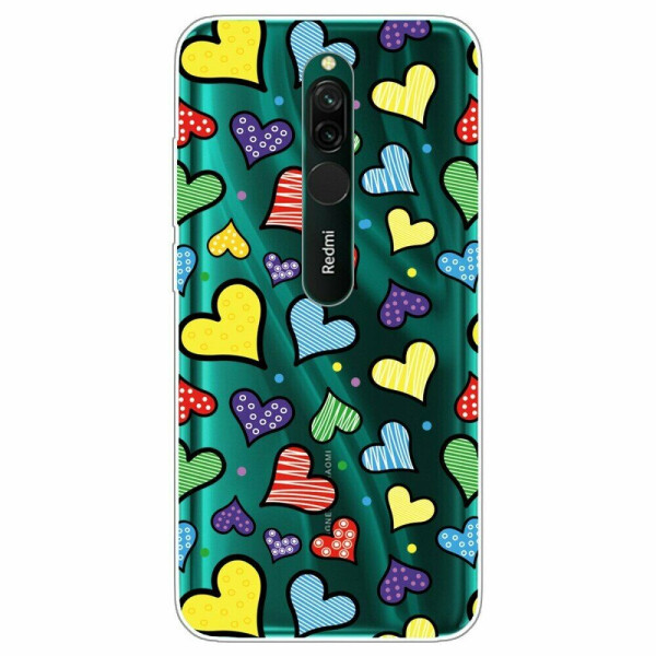 

Силиконовый (TPU) чехол Deexe Pretty Glossy для Xiaomi Redmi 8 - Heart
