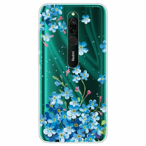 

Силиконовый (TPU) чехол Deexe Pretty Glossy для Xiaomi Redmi 8 - Flower