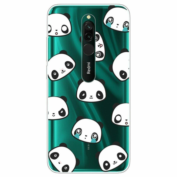 

Силиконовый (TPU) чехол Deexe Pretty Glossy для Xiaomi Redmi 8 - Panda