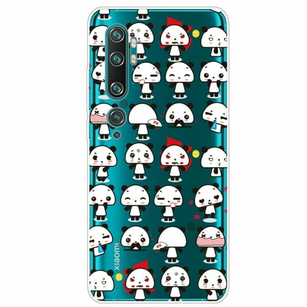 

Силиконовый (TPU) чехол Deexe Pretty Glossy для Xiaomi Mi Note 10 Pro / Mi Note 10 - Cartoon Pandas