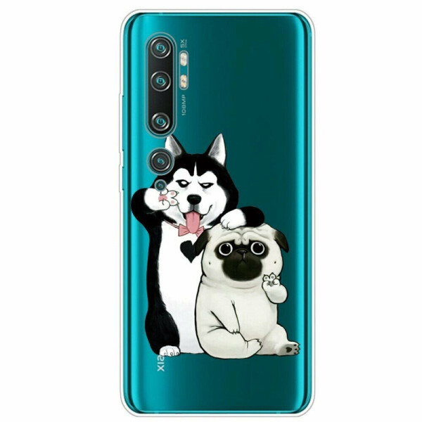 

Силиконовый (TPU) чехол Deexe Pretty Glossy для Xiaomi Mi Note 10 Pro / Mi Note 10 - Dogs