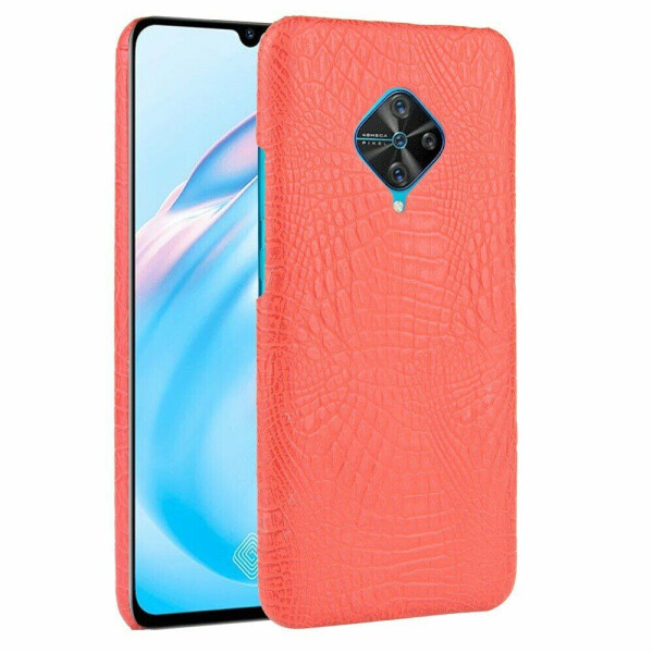 

Защитный чехол Deexe Croco Style для VIVO V17 - Red
