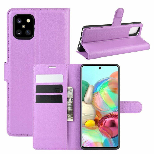 

Чехол-книжка Deexe Book Type для Samsung Galaxy Note 10 Lite (N770) - Purple
