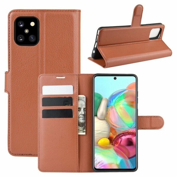 

Чехол-книжка Deexe Book Type для Samsung Galaxy Note 10 Lite (N770) - Brown