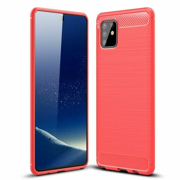 

Защитный чехол UniCase Carbon для Samsung Galaxy Note 10 Lite (N770) - Red