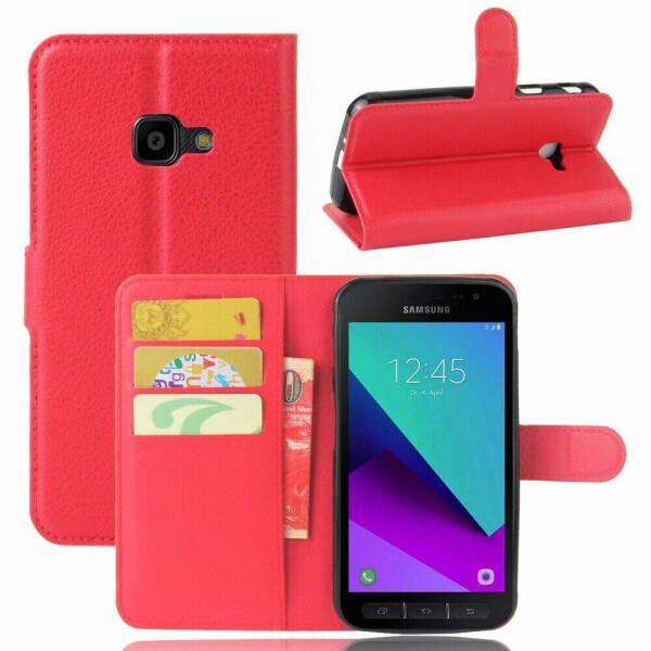 

Чехол-книжка Deexe Book Type для Samsung Galaxy Xcover 4s (G398) - Red