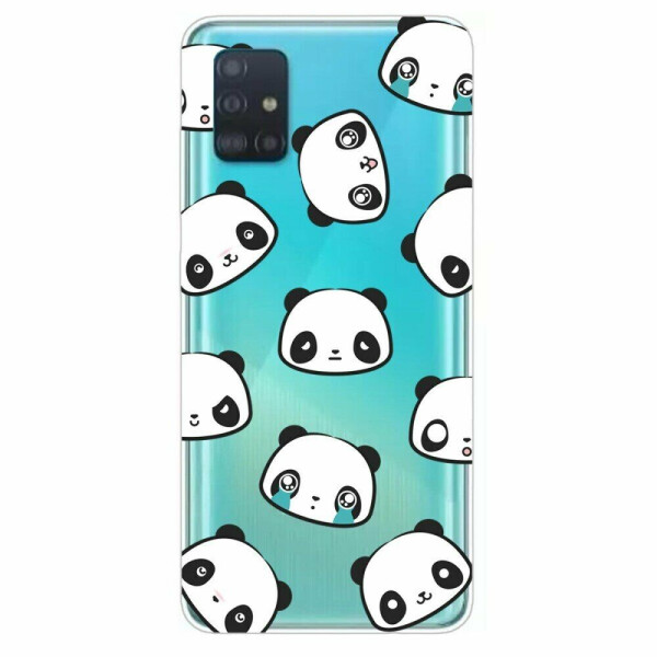 

Силиконовый (TPU) чехол Deexe Pretty Glossy для Samsung Galaxy A71 (A715) - Pandas