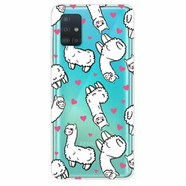 

Силиконовый (TPU) чехол Deexe Pretty Glossy для Samsung Galaxy A51 (А515) - Alpaca