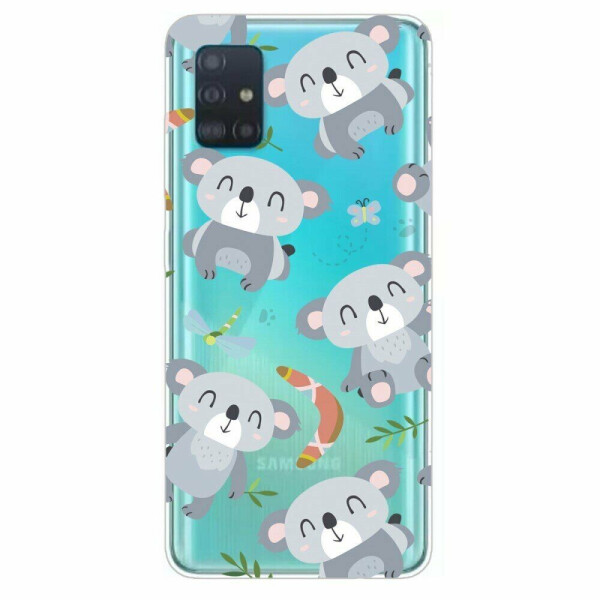 

Силиконовый (TPU) чехол Deexe Pretty Glossy для Samsung Galaxy A51 (А515) - Koala