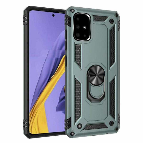 

Защитный чехол Deexe Armor Case для Samsung Galaxy A51 (А515) - Dark Green
