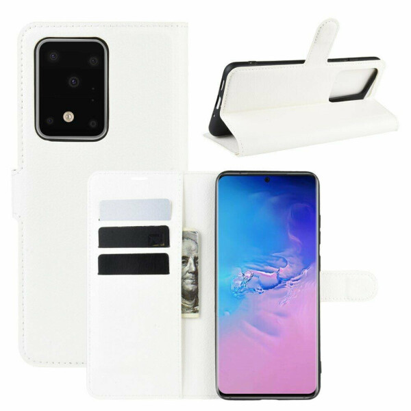 

Чехол-книжка Deexe Book Type для Samsung Galaxy S20 Ultra (G988) - White