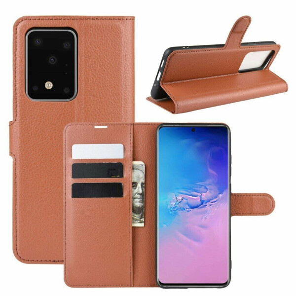 

Чехол-книжка Deexe Book Type для Samsung Galaxy S20 Ultra (G988) - Brown