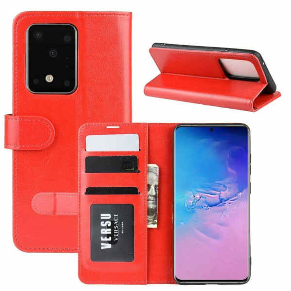 

Чехол-книжка Deexe Wallet Style для Samsung Galaxy S20 Ultra (G988) - Red