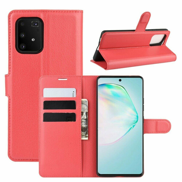 

Чехол-книжка Deexe Book Type для Samsung Galaxy S10 Lite (G770) - Red