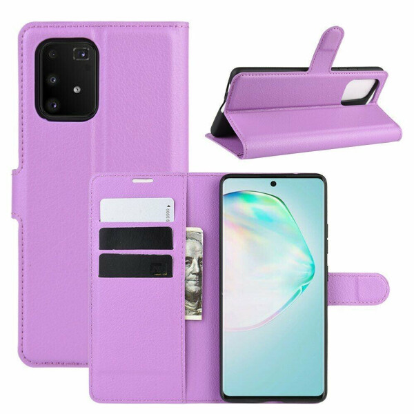 

Чехол-книжка Deexe Book Type для Samsung Galaxy S10 Lite (G770) - Purple
