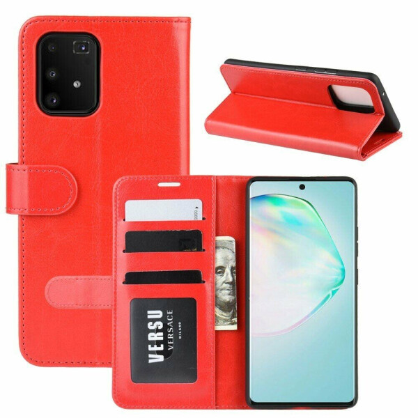 

Чехол-книжка Deexe Wallet Style для Samsung Galaxy S10 Lite (G770) - Red