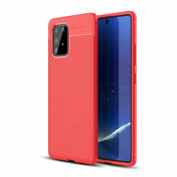

Защитный чехол Deexe Leather Cover для Samsung Galaxy S10 Lite (G770) - Red