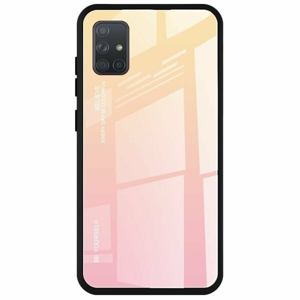 

Защитный чехол Deexe Gradient Color для Samsung Galaxy A71 (A715) - Gold / Pink