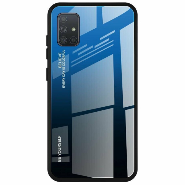 

Защитный чехол Deexe Gradient Color для Samsung Galaxy A71 (A715) - Blue / Black